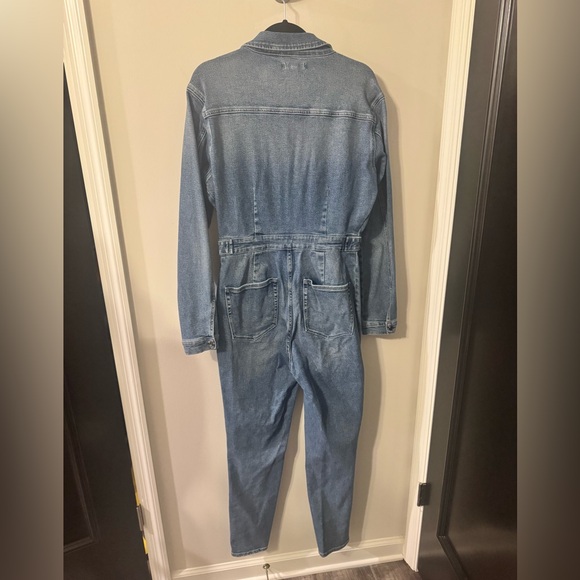 Good American Fit For Success Denim Jumpsuit Size 4 XL - Picture 3 of 4